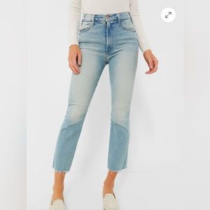 MOTHER jeans size 29. High waisted Looker Ankle Fray in Au Revoir